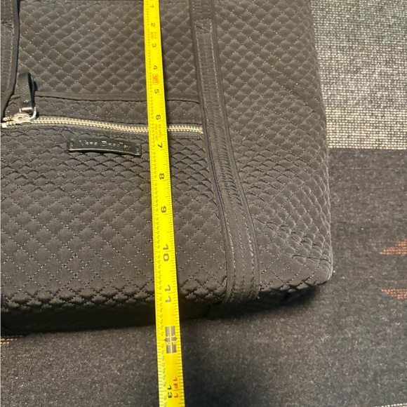 Vera Bradley Black Quilted Tote Bag - Picture 6 of 8